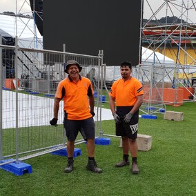 Crew - Strong, focused and looking after their backs (H&S)
